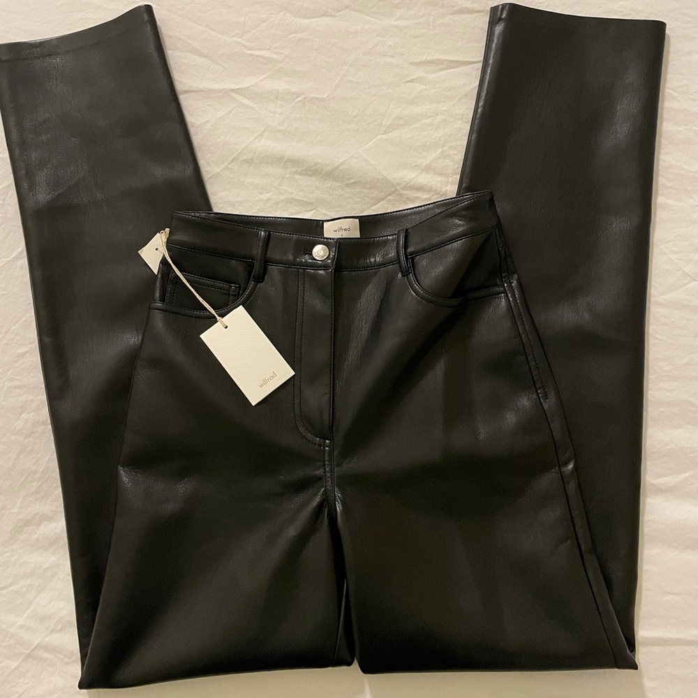 Aritzia Melina Vegan Leather Pants